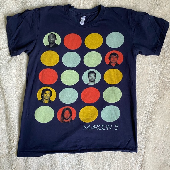 Maroon 5 Vintage 2013 Tour T-Shirt - Picture 1 of 3